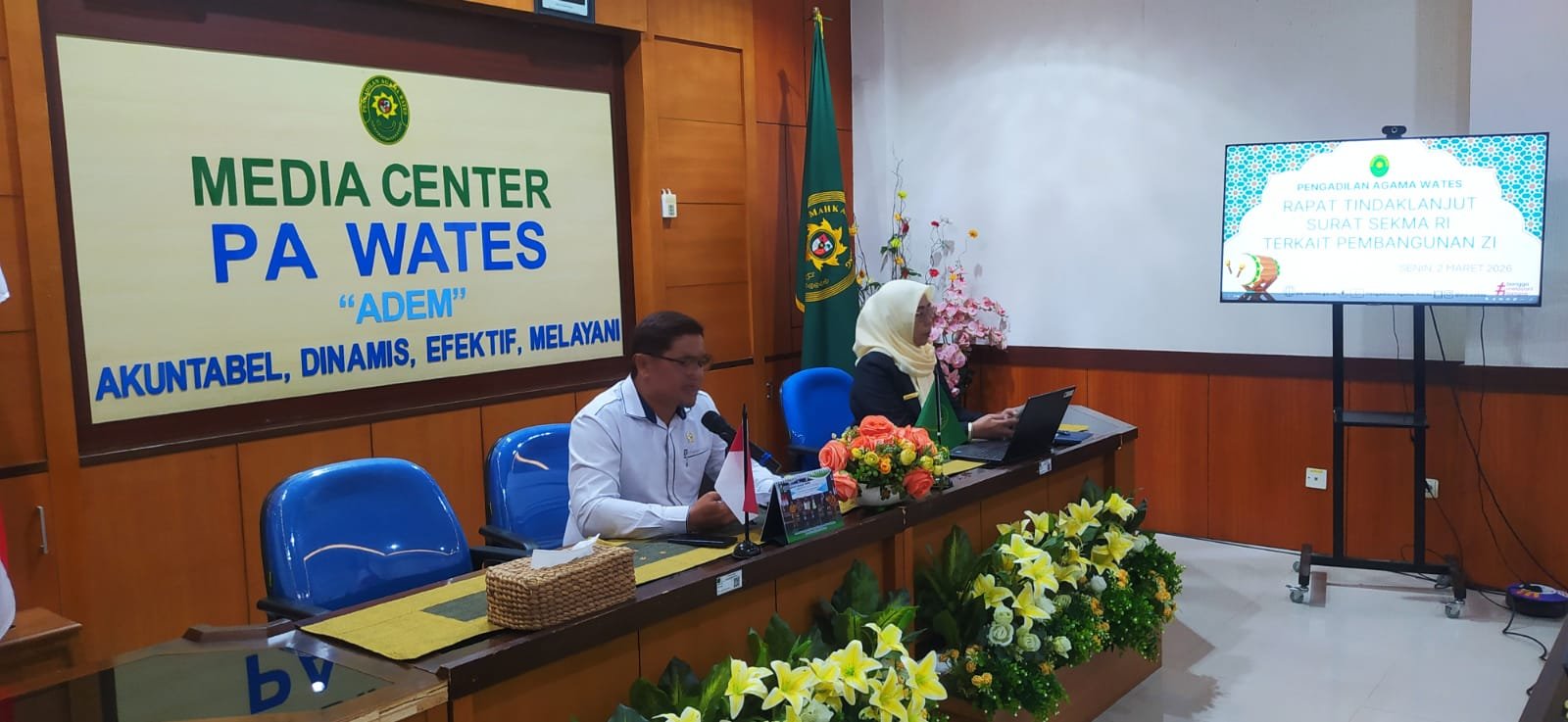 Rapat Tindak Lanjut Pengusulan WBK Dirjen Badilag 1