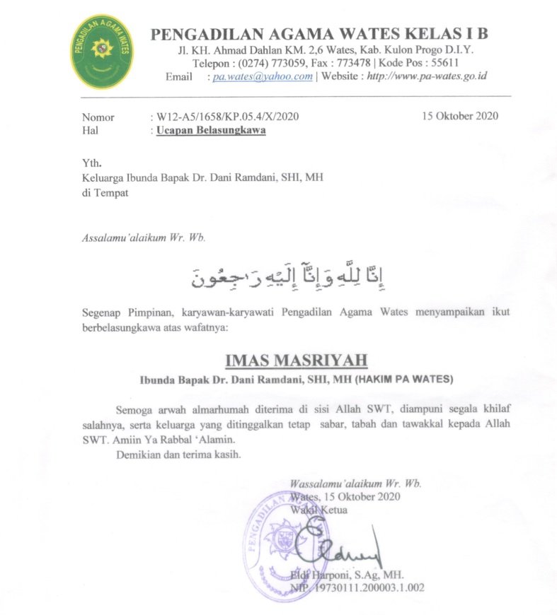 berita lelayu ibunda dr dani