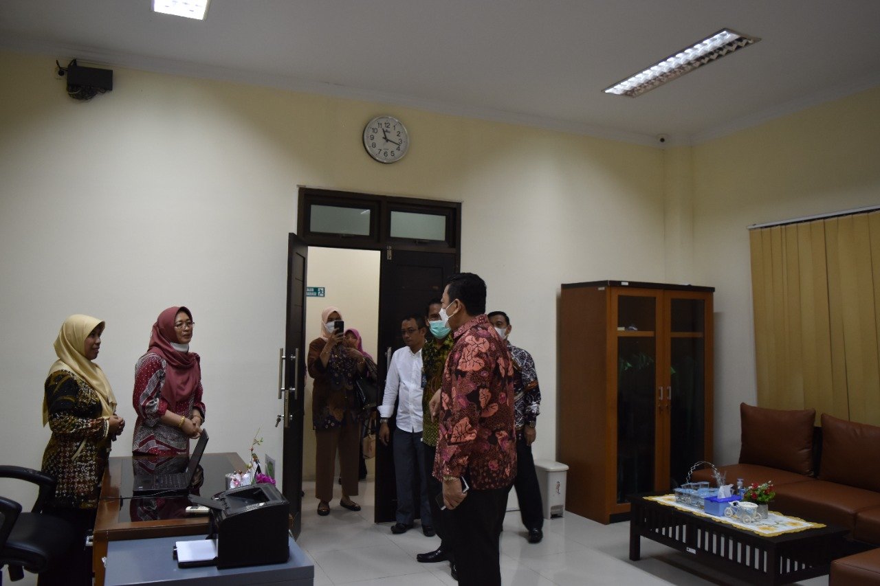 Kunjungan dirjen ruang hakim