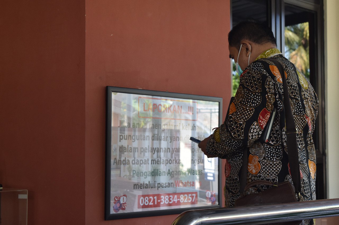 panitera pta mencoba layanan aduan