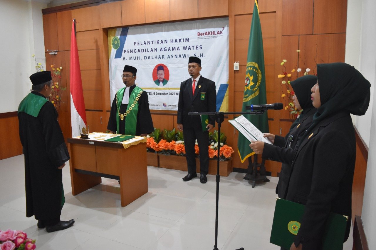 pelantikan hakim dalhar ketua