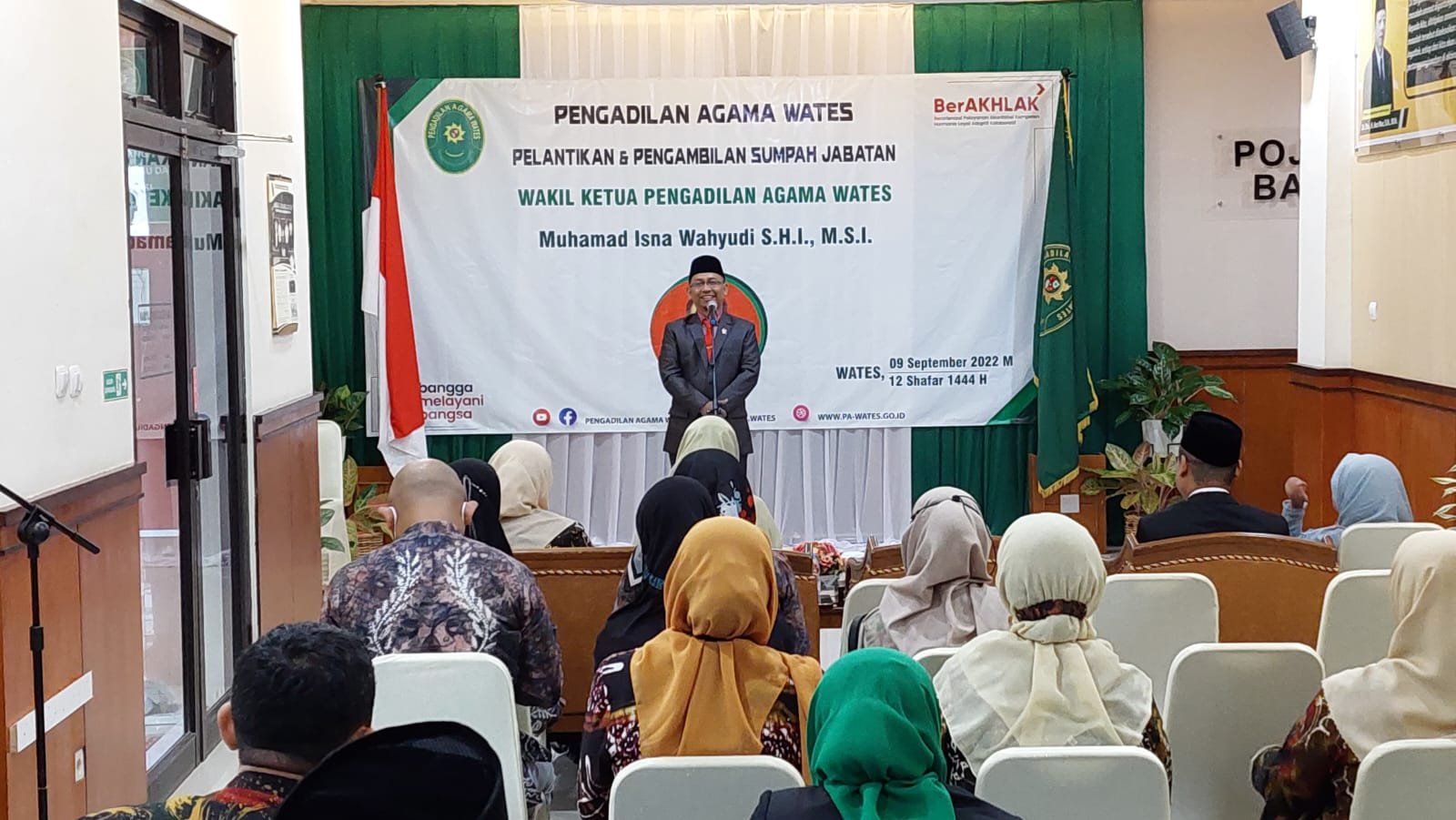 pelantikan waka sambutan ketua