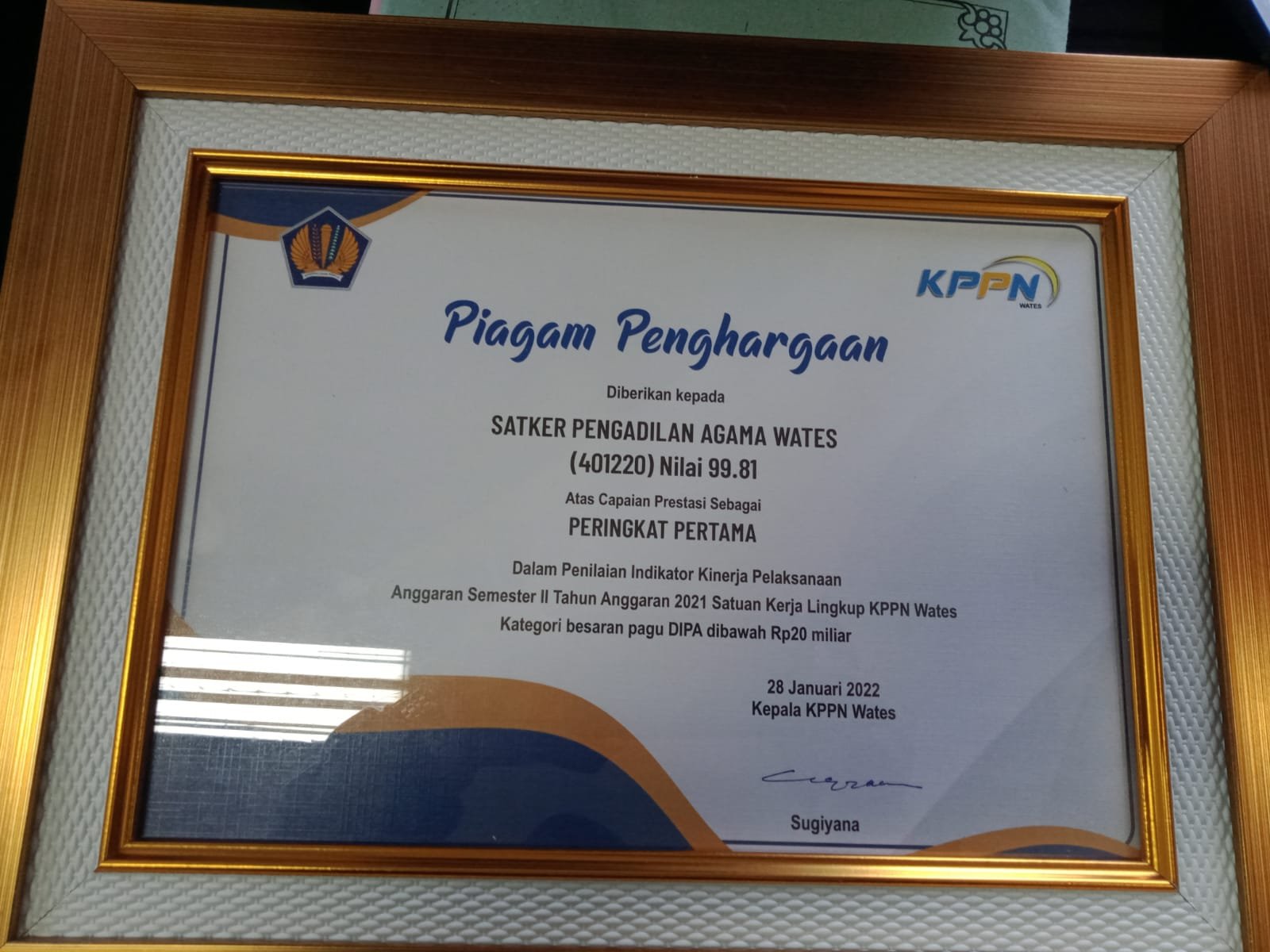 piagam IKPA SMT II