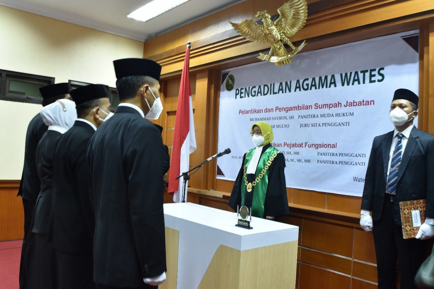 prosesi pelantikan