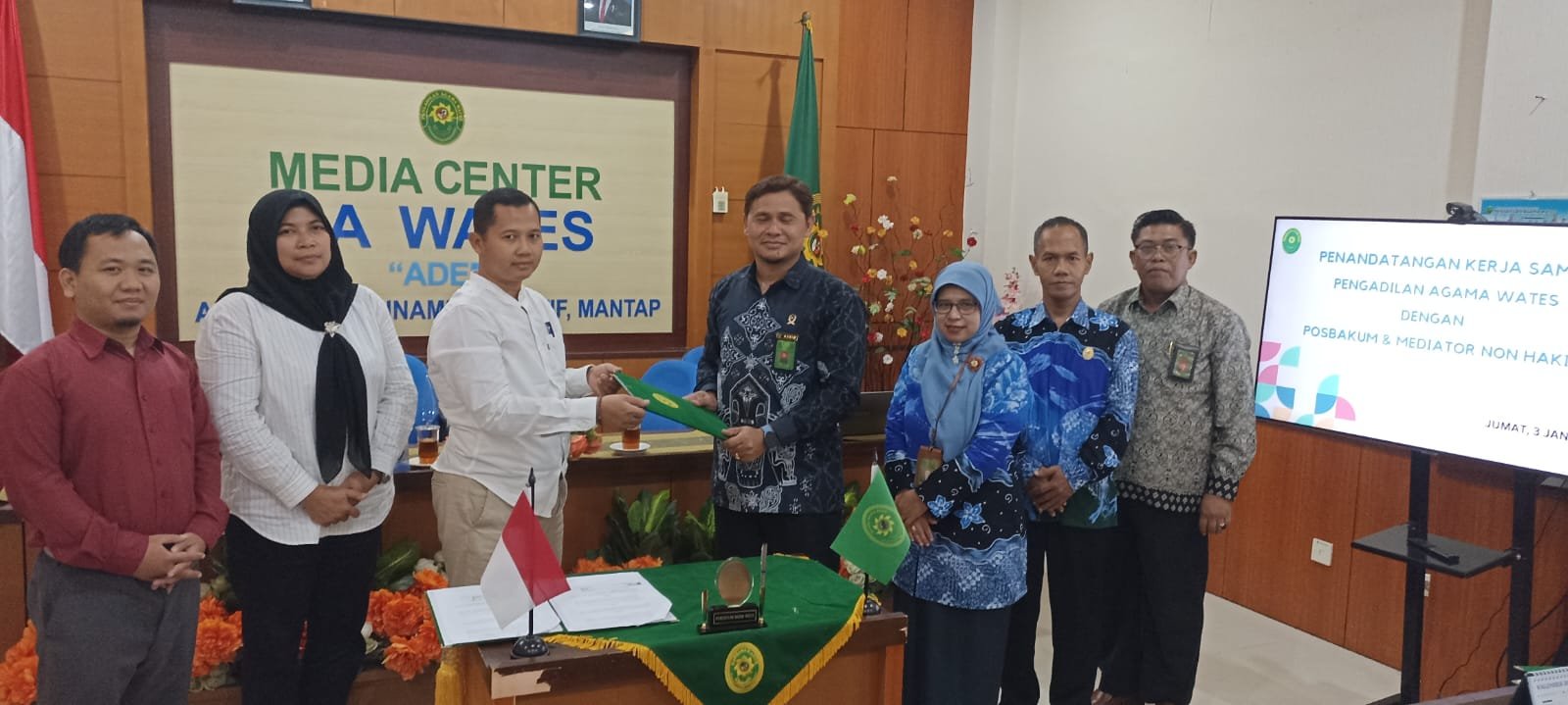 MOU Posbakum dan Mediator Non Hakim 2025