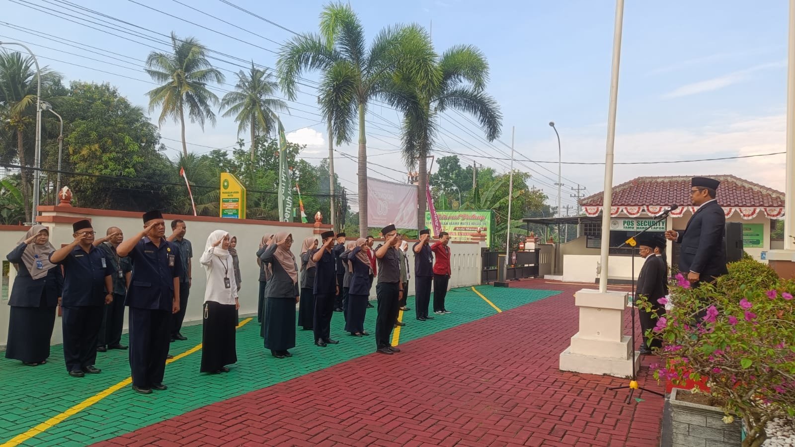 Upacara HUT MA ke 80 PA Wates