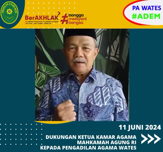 dukungan WBK dr Ketua Kamar
